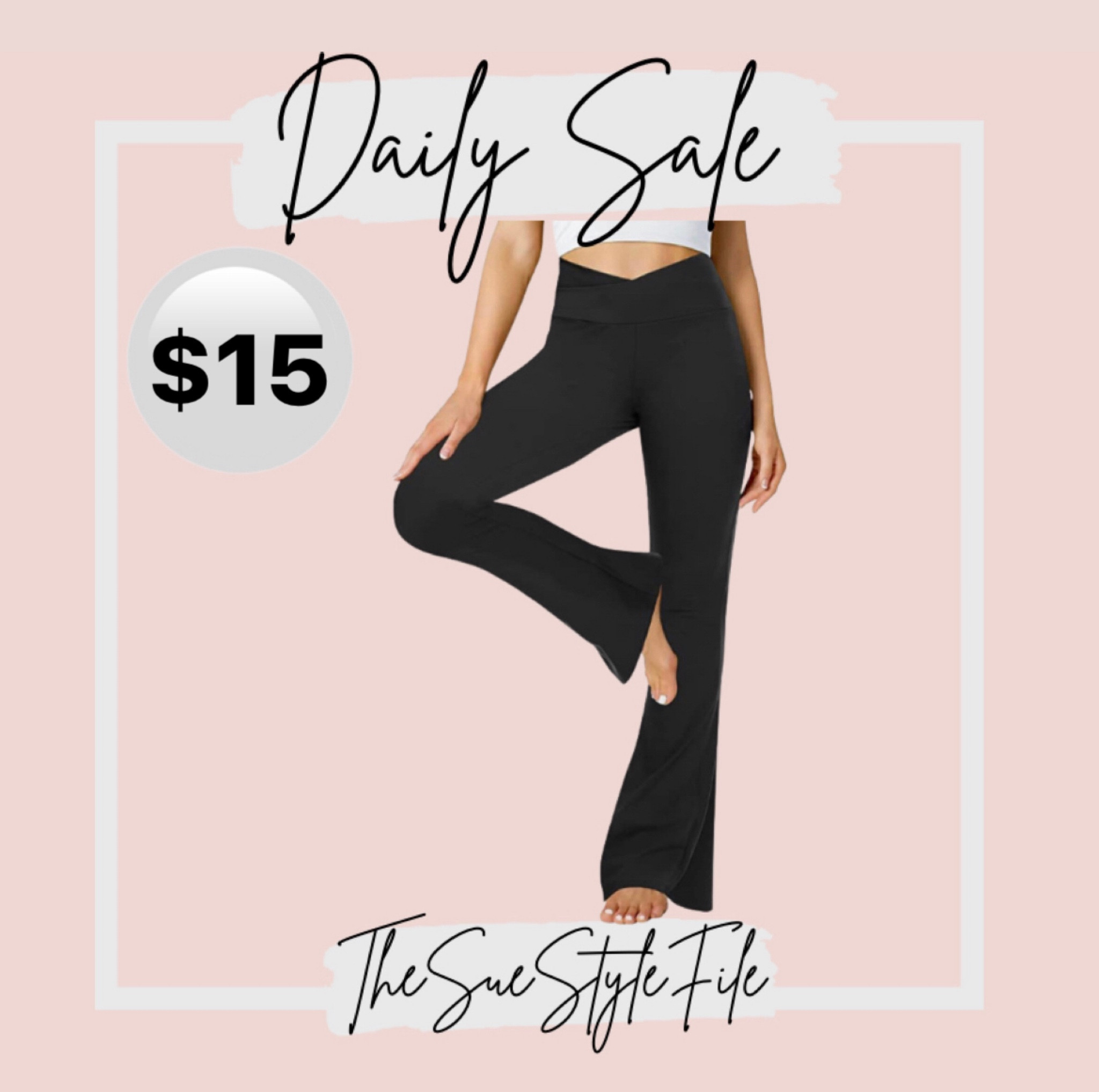 ZOOSIXX Black Flare Yoga Pants for … curated on LTK
