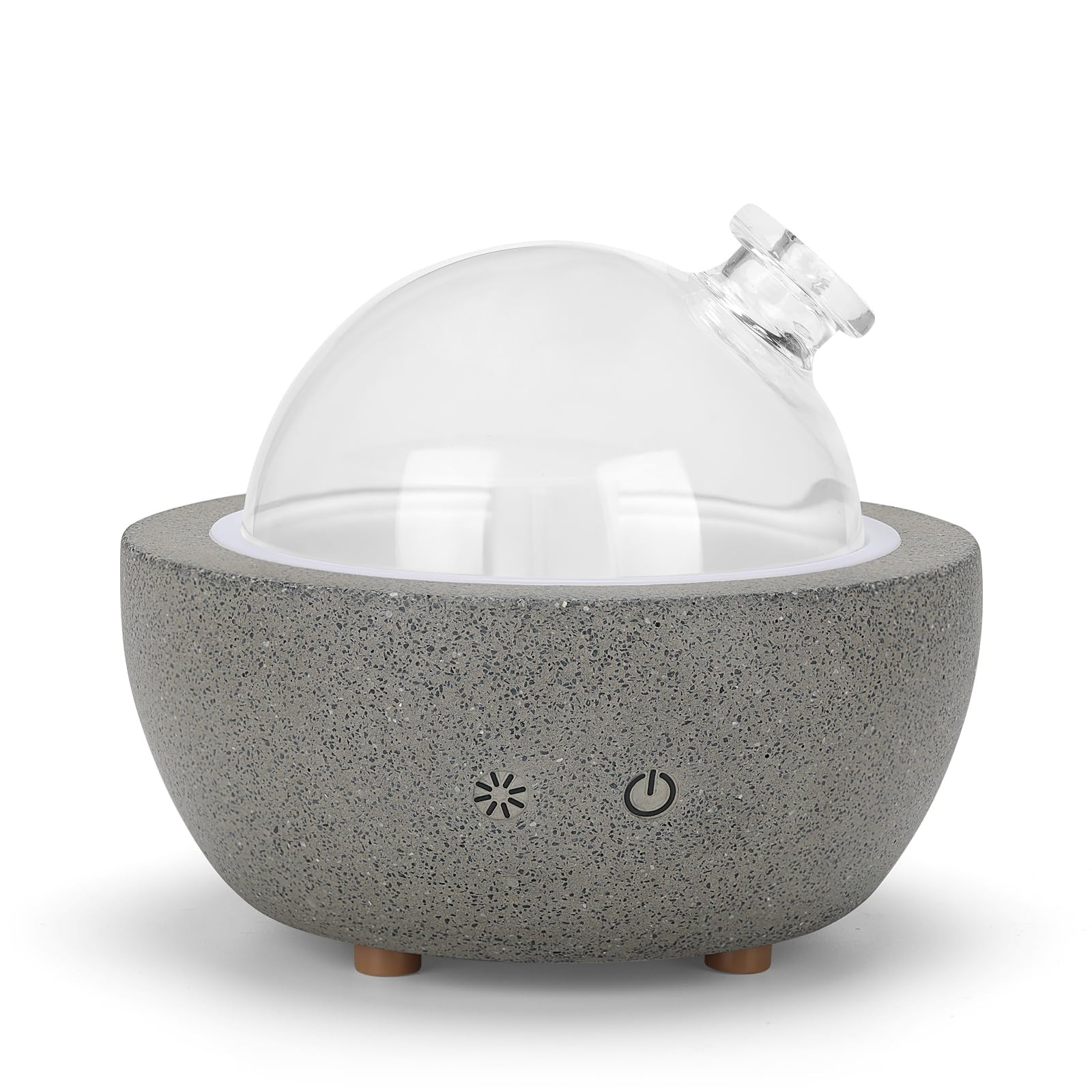 Essential Oil Aromatherapy Diffuser for Home Bedroom Large Room Glass Stone Ultrasonic Air Scent ... | Amazon (US)