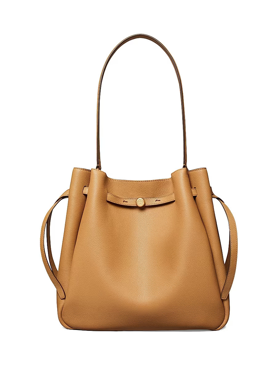 Women's Mini Romy Leather Bucket Bag - Tiramisu | Saks Fifth Avenue