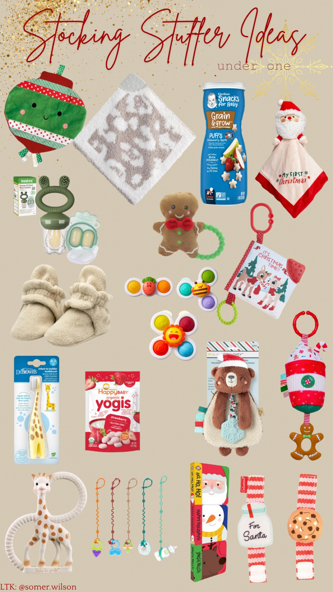 Stocking Stuffer or Christmas Gift Ideas for Babies Under One

#LTKKids #LTKHoliday #LTKGiftGuide