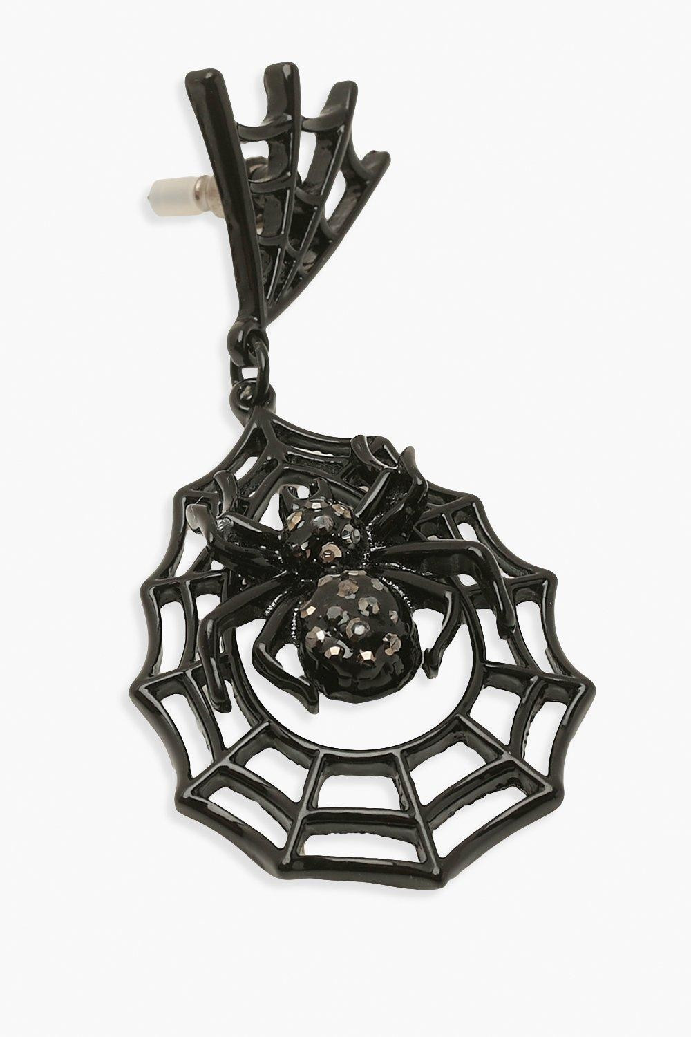 Halloween Spider Web Earrings | Boohoo.com (US & CA)