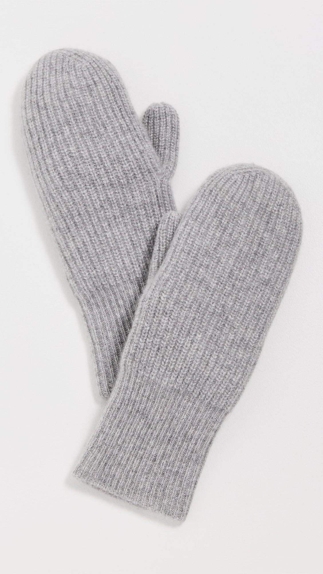 Cashmere Ribbed Mittens | Shopbop