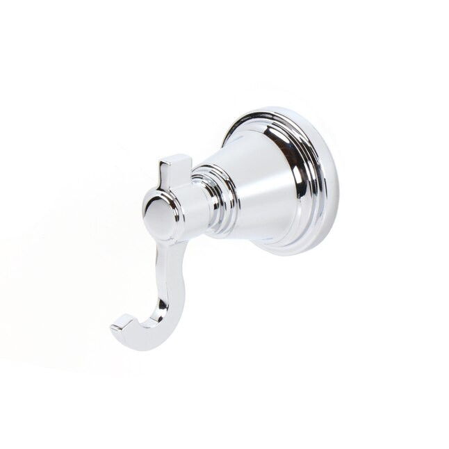 allen + roth Townley Chrome Double -Hook Wall mount Towel Hook Lowes.com | Lowe's