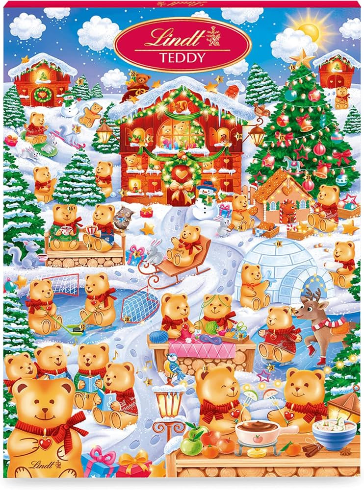 Lindt Teddy Christmas Advent Calendar Hidden Game 265g | Amazon (US)