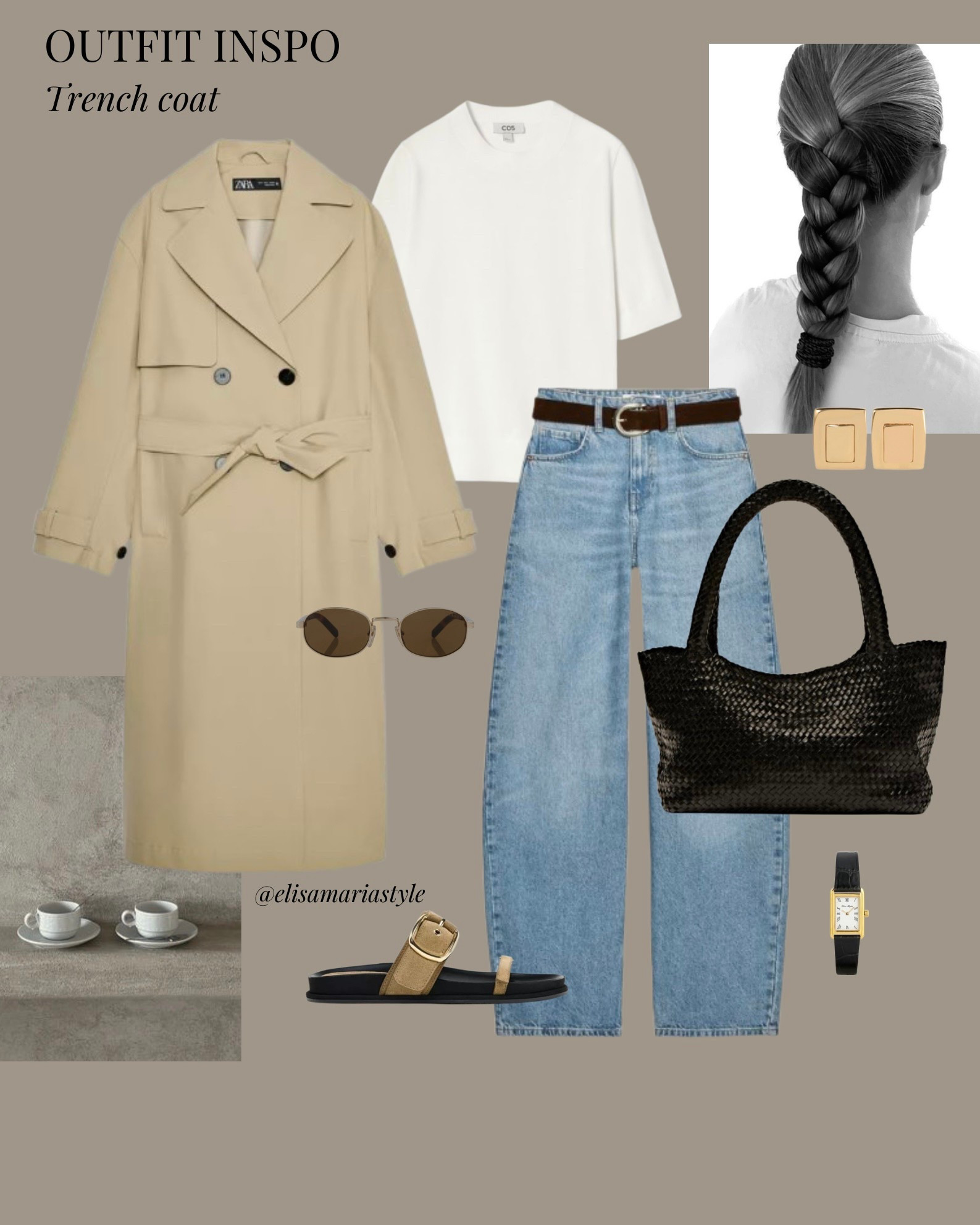 Trench coat outfit idea for spring and summer 🤍

#LTKmodest #LTKspring #LTKsummer