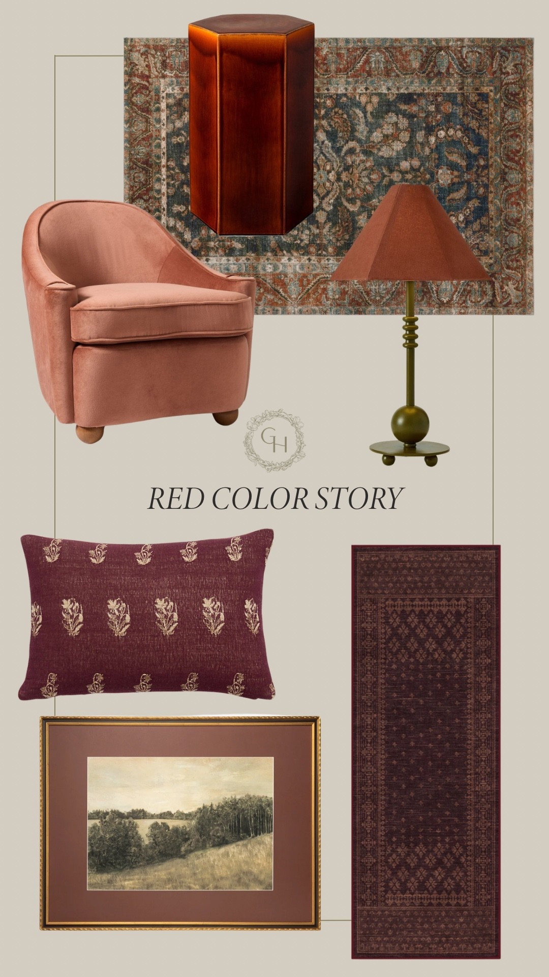 Red color story for the home!

#LTKHome