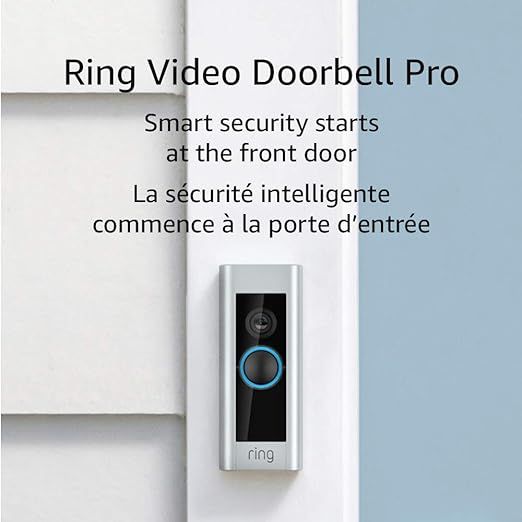 Ring Video Doorbell Pro, with HD Video, Motion Activated Alerts, Easy Installation (existing door... | Amazon (CA)