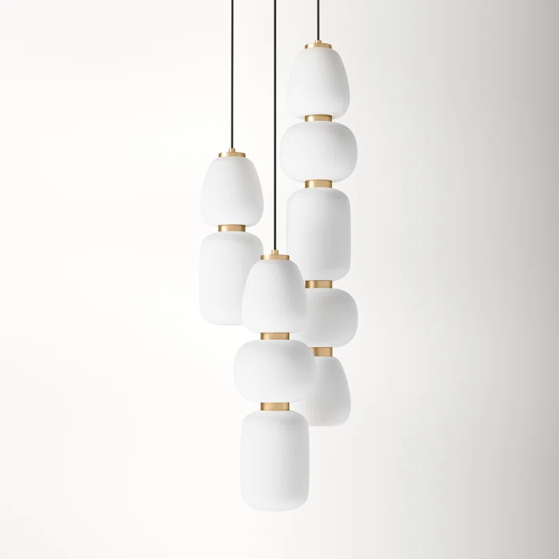 Kace 3 - Light Cluster Geometric LED Pendant | Wayfair North America