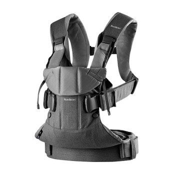 BABYBJÖRN Baby Carrier One Cotton, Denim Grey/Dark Grey | Maisonette