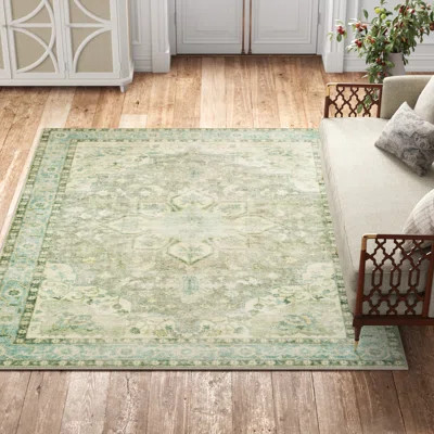 Hinkson Oriental Cream/Gray Area Rug | Wayfair North America