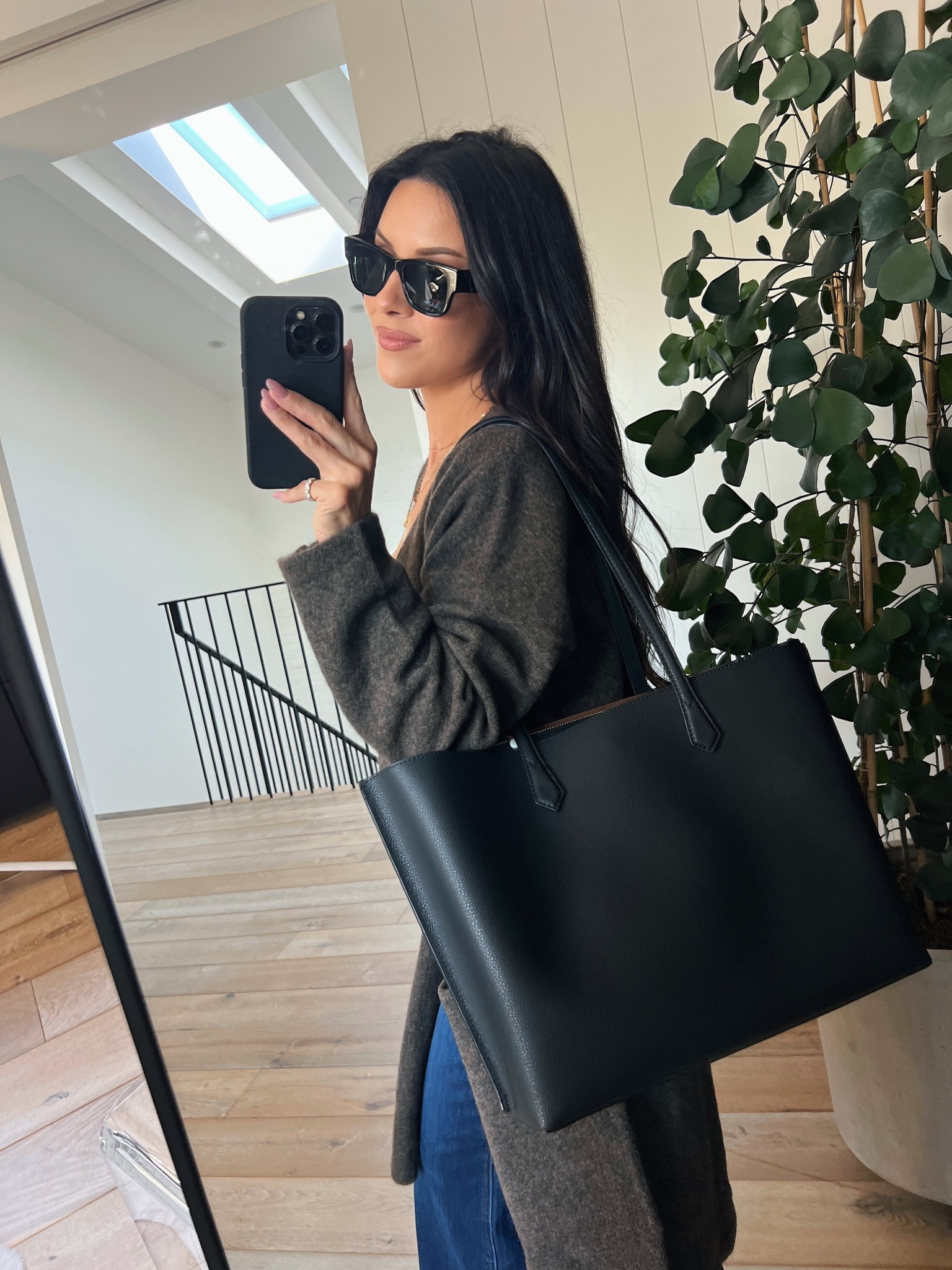 Mom on the go- the perfect tote, $50 sunnies and comfy knit for transitioning into Fall! 

#LTKSeasonal #LTKFindsUnder100 #LTKOver40