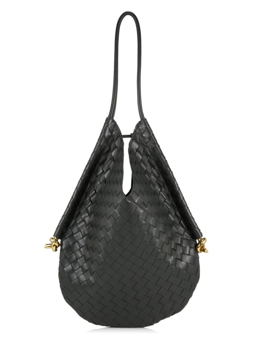 Medium Solstice Intrecciato Leather Shoulder Bag | Saks Fifth Avenue