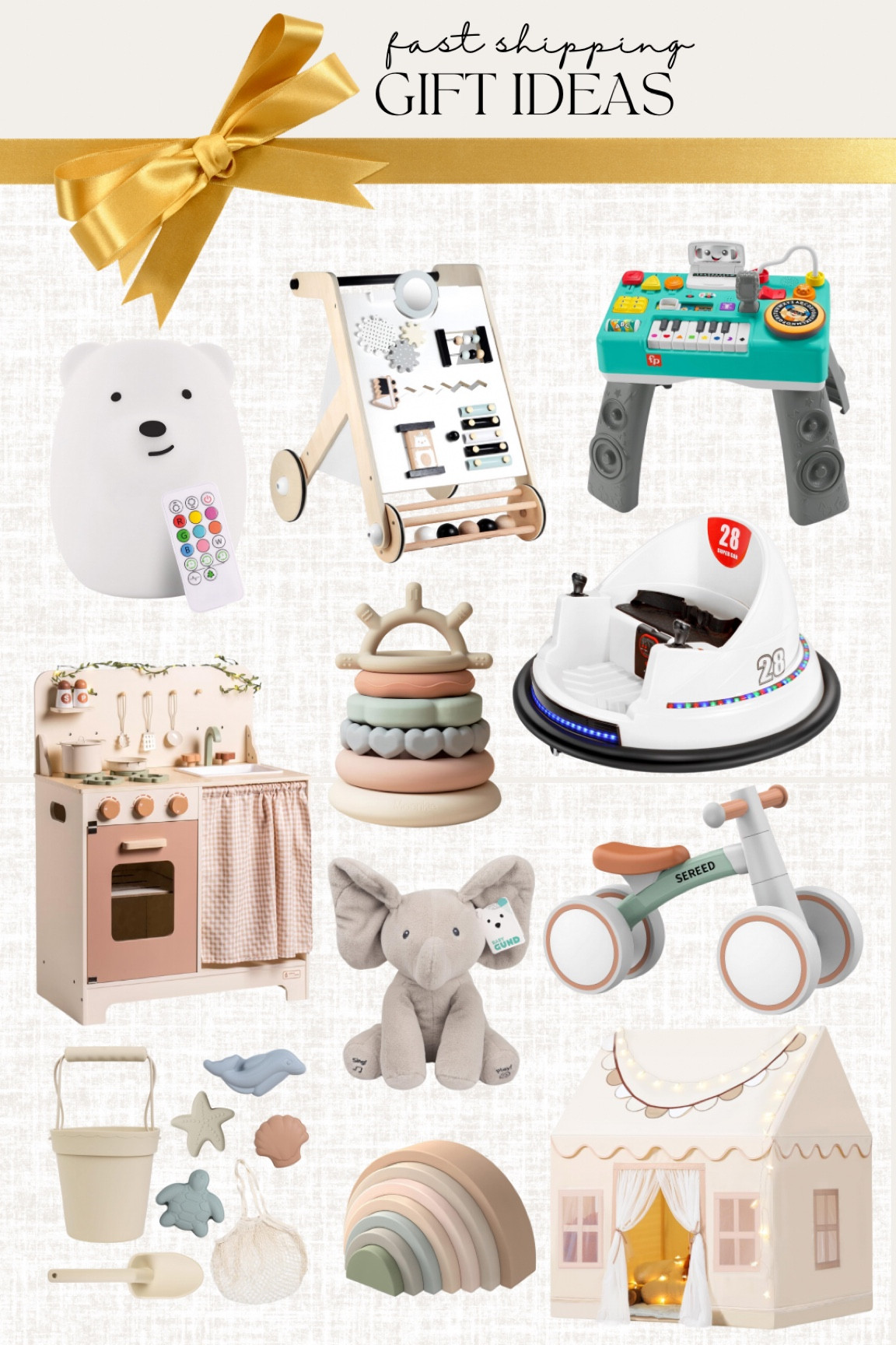 Fast shipping last minute gift ideas baby and toddler 

#LTKGiftGuide #LTKHoliday #LTKSeasonal