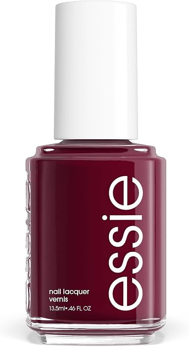 essie Salon-Quality Nail Polish, 8-Free Vegan, Deep Plum, Bahama Mama, 0.46 fl oz | Amazon (US)