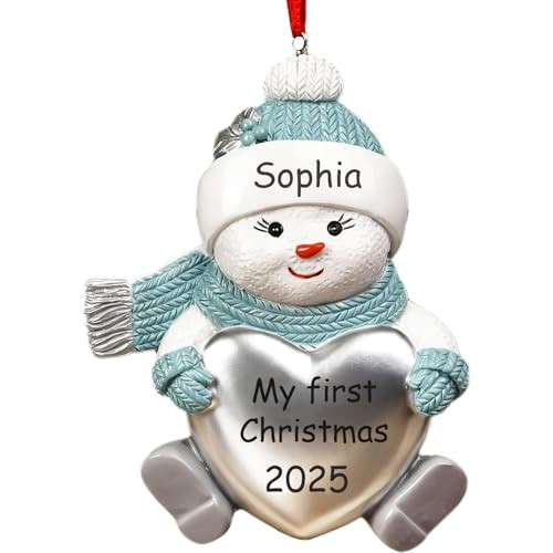iDIY Personalized Family Christmas Ornaments - Custom Engraved Names & Year - Handcrafted Family Keepsake - Premium Resin Personalized Ornaments - Kids Christmas Ornament 2025 | Amazon (US)