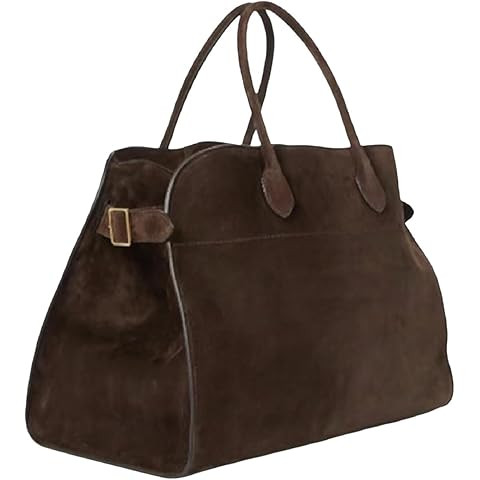 Soft Suede Satchels Bags for Women, Fashion Vintage Top-Handle Tote Bags,Large Capacity Casual Ho... | Amazon (US)