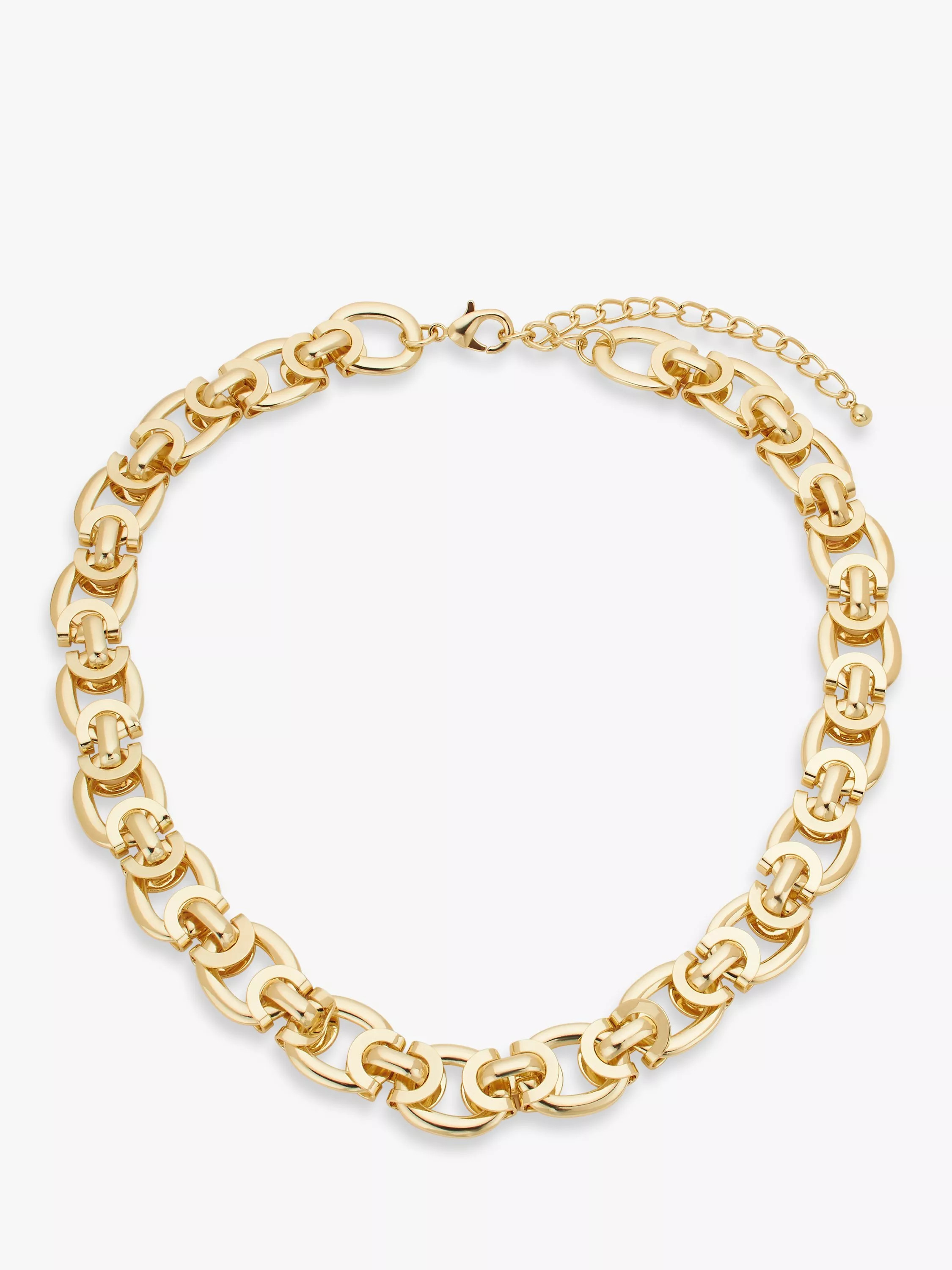 John Lewis Flat Link Statement Necklace | John Lewis (UK)