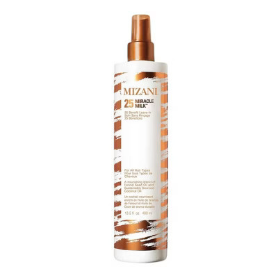 MIZANI 25 Benefit Miracle Milk Leave in Conditioner (13.5 oz XXL Large Size) Detangles & Fights Frizz | Protects Heat Damage | Frizzy & Curly Hair | Target