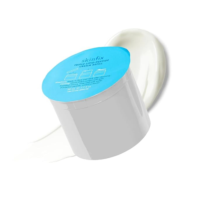 Skinfix Triple Lipid-Peptide Cream Refill - 1.7 oz - Rich Face Moisturizer with Hyaluronic Acid -... | Amazon (US)