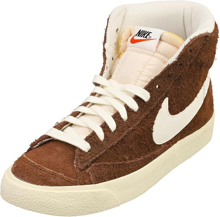 Nike Blazer Mid '77 Vintage Women's Shoes (DV7006-200, Cacao Wow/Coconut Milk/Black/SAIL) Size 6.... | Amazon (US)