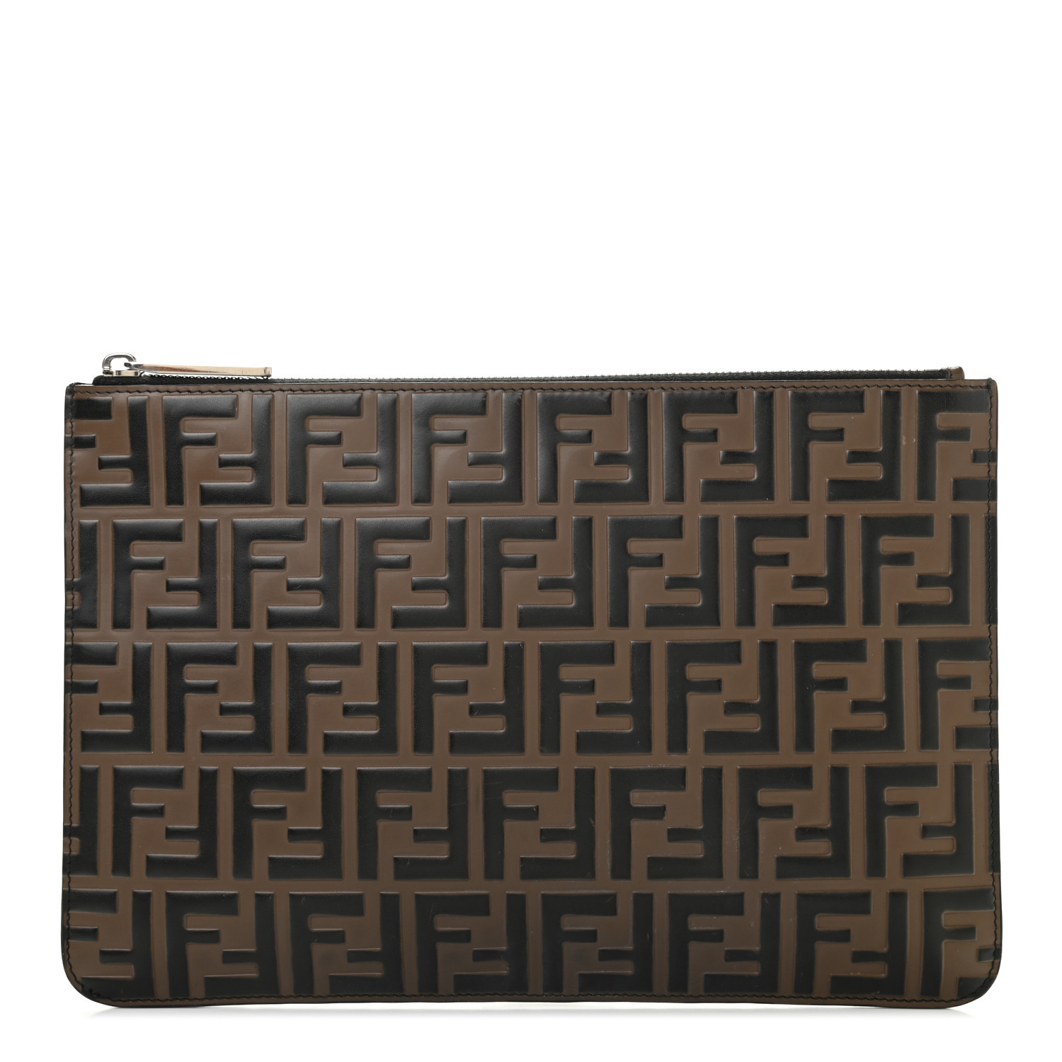 FENDI

Vitello FF 1974 Embossed Pouch Maya Black | Fashionphile