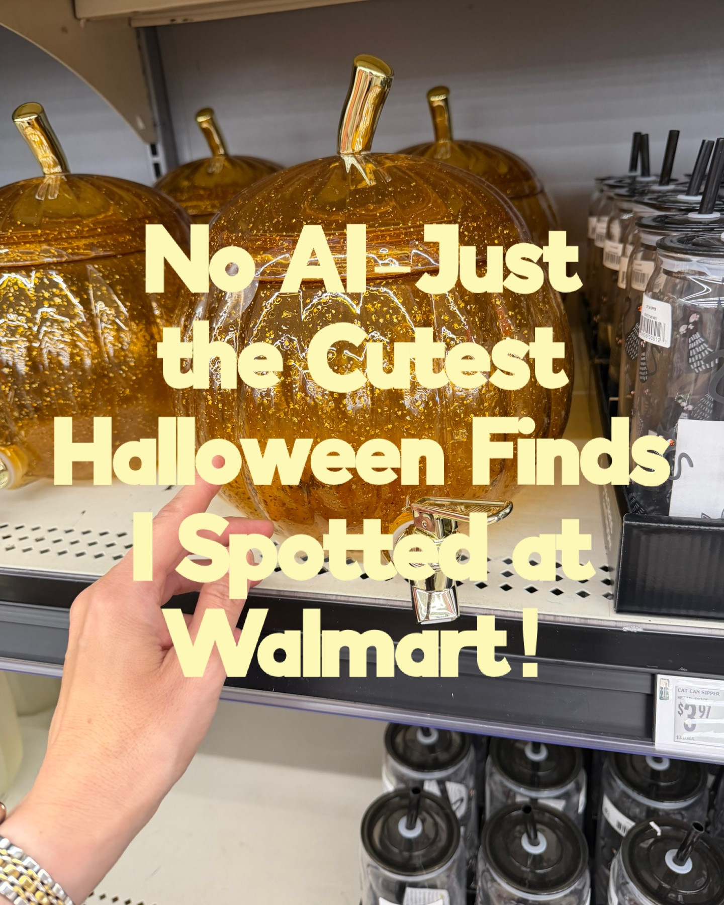 No shade to AI—I just wanted to show you what these Walmart Halloween finds look like in real life! Halloween stackable mugs, plates, serving bowl, tumblers, cookie/candy jar and more! #walmarthome

#LTKHome