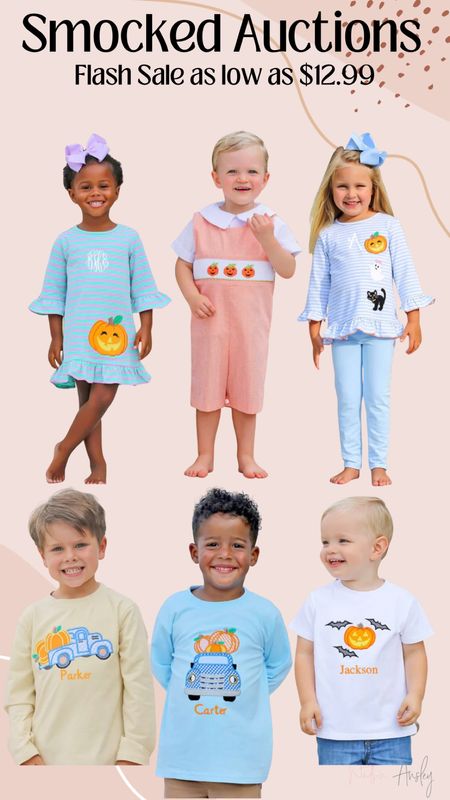 Shop Smocked Auctions Flash Sale as low as $12.99!!
Grab some Halloween and fall outfits for a steal!

Click below to start shopping!


#LTKHalloween #LTKkids #LTKsalealert
