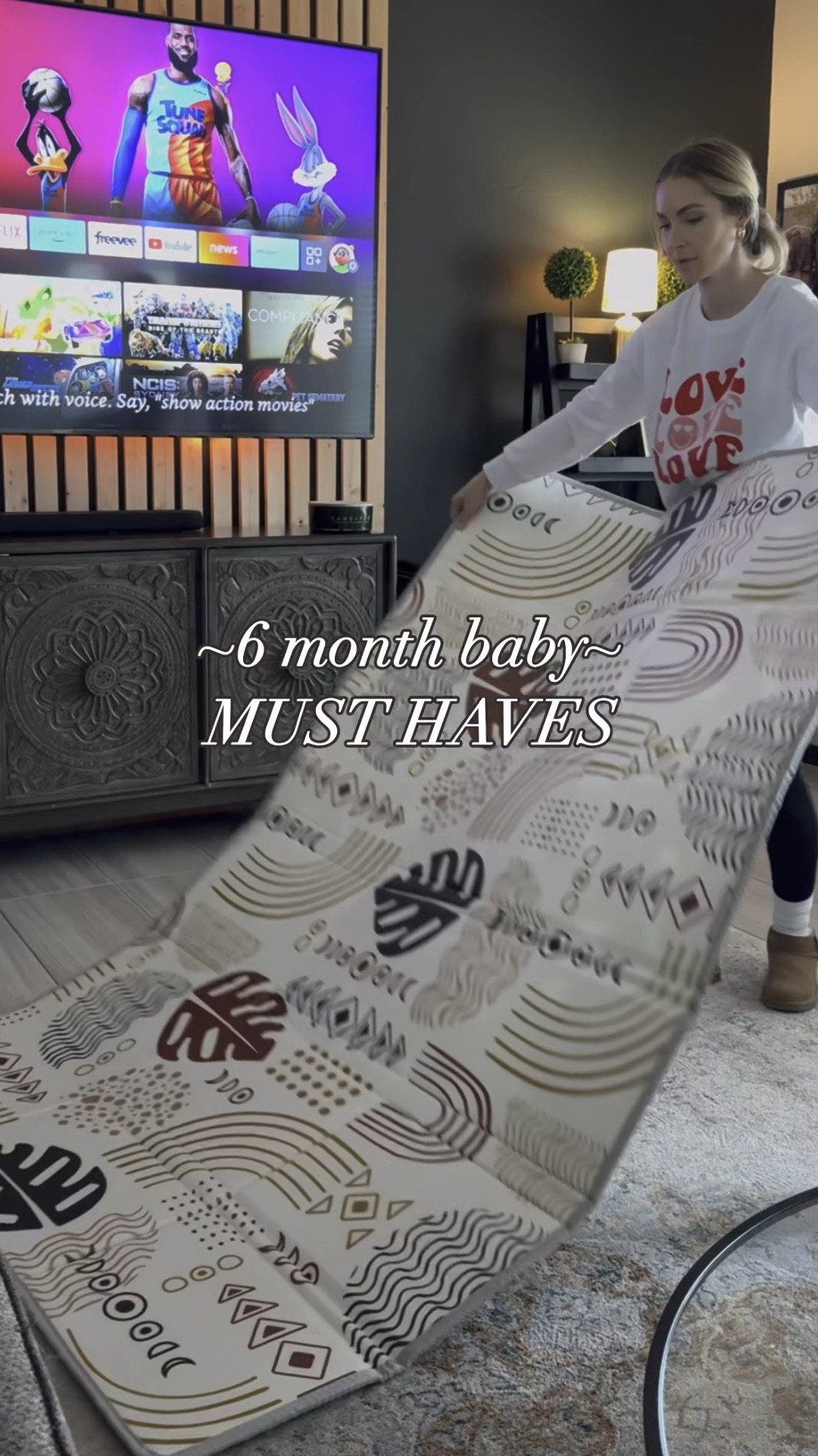 We are almost to the 7 month mark with Baby P and I want to share all my 6 month must haves with you all! Comment your favorites !

•Amazon foam play mat. Unfortunately this exact item is no longer available but I have linked similar mats
•Baby Breeza food processor. We have started P on solids and this food processor makes its so easy to steam and blend food quickly! 
• KeaBabies glass food containers! This are air sealed dishwasher safe jars, comes in a pack of 12 
• Fisher-Price baby bouncer. This is P’s favorite thing by far! It has everything from music and lights to a bobble head giraffe, and most importantly a mirror! 
• Amazon shopping cart and high chair insert. This has been a life saver for me because P is getting a little too chunky for me to be carrying her around in her carrier when I go to the grocery store now 😂 It comes with an attached bag so you can fold it up and keep it in the car. It also comes with a pillow insert for more comfort!
• Fisher-Price portable chair. P will sit in this while I get ready in the mornings and it makes it easy for me to move her with me while trying to get things done! 
•KeaBabies drool bibs. LIFE SAVER for teething babies! Comes in an 8 pack so you have a color that will go with any outfit! 
•Tubby Todd All Over Ointment. Not kidding when I say you can use this sh*t on everything! And it’s very affordable! 
•Dreamland Baby weighted sleep sack. I have been putting P in this sleep sack since she was about 8 weeks old. She is about to grow out of the newborn size so I got another one in the next size up! She find comfort when she sleeps in her sleep sack. To be honest she won’t sleep unless she is in it, not sure if that’s a good thing or a bad thing… but if your a mom you know we will take what we can get! 

#mom #momlife #momfavorite #momfaves #baby #babygirl #babyfav #babyfavorites #musthave #musthaves #babymusthaves #6monthsold #6months 

#LTKbaby #LTKbump #LTKSpringSale