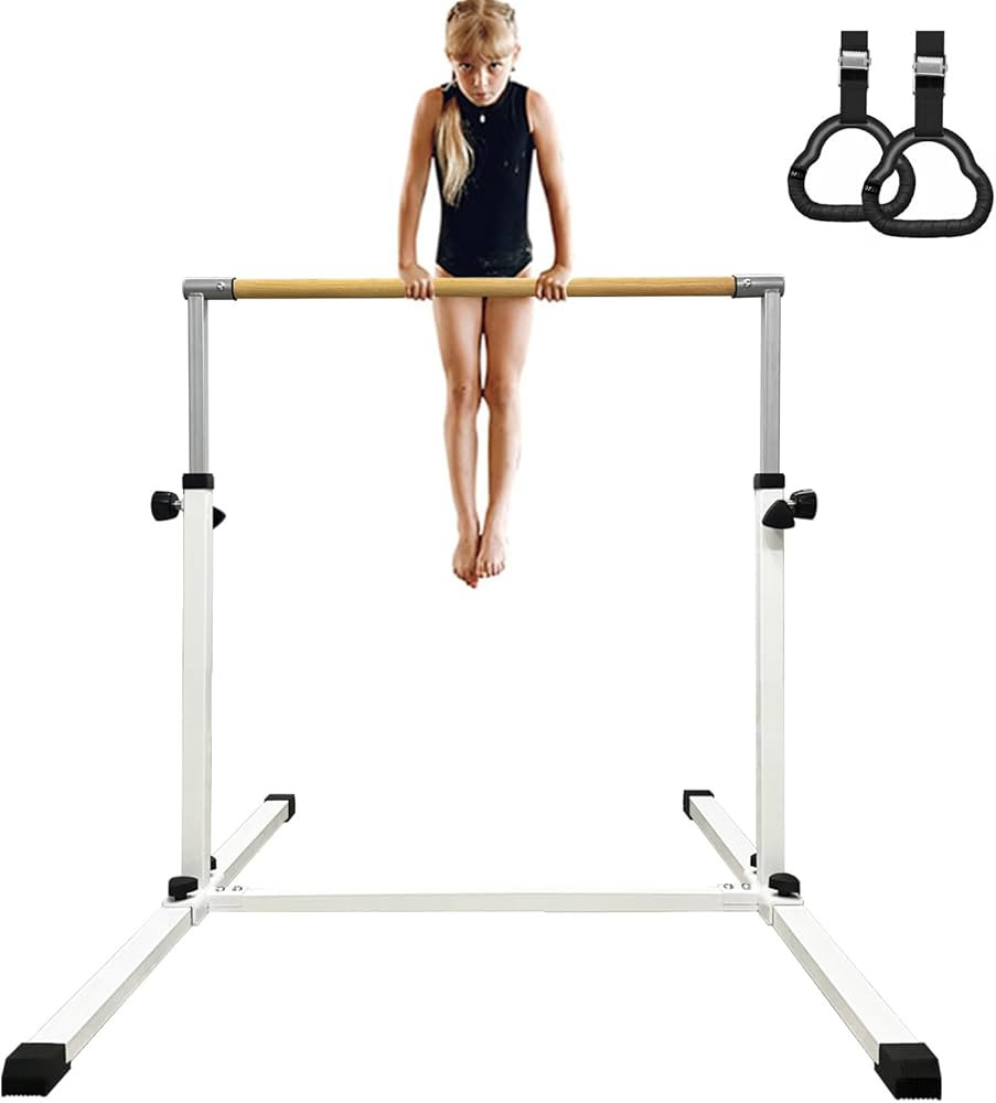 XDEMODA The Latest Model Gymnastics Bar for Kids Ages 3-15 for Home - Steady Steel Construction, ... | Amazon (US)