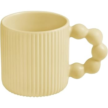 Koythin Ceramic Coffee Mug, Cute Creative Vertical Cup Body Gourd Handle Design for Office and Ho... | Amazon (US)
