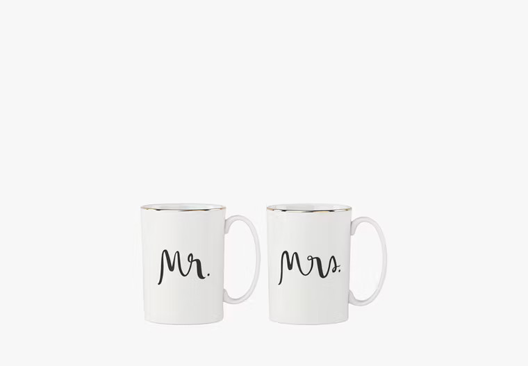 Mr. And Mrs. 2-piece Mug Set | Kate Spade (US)