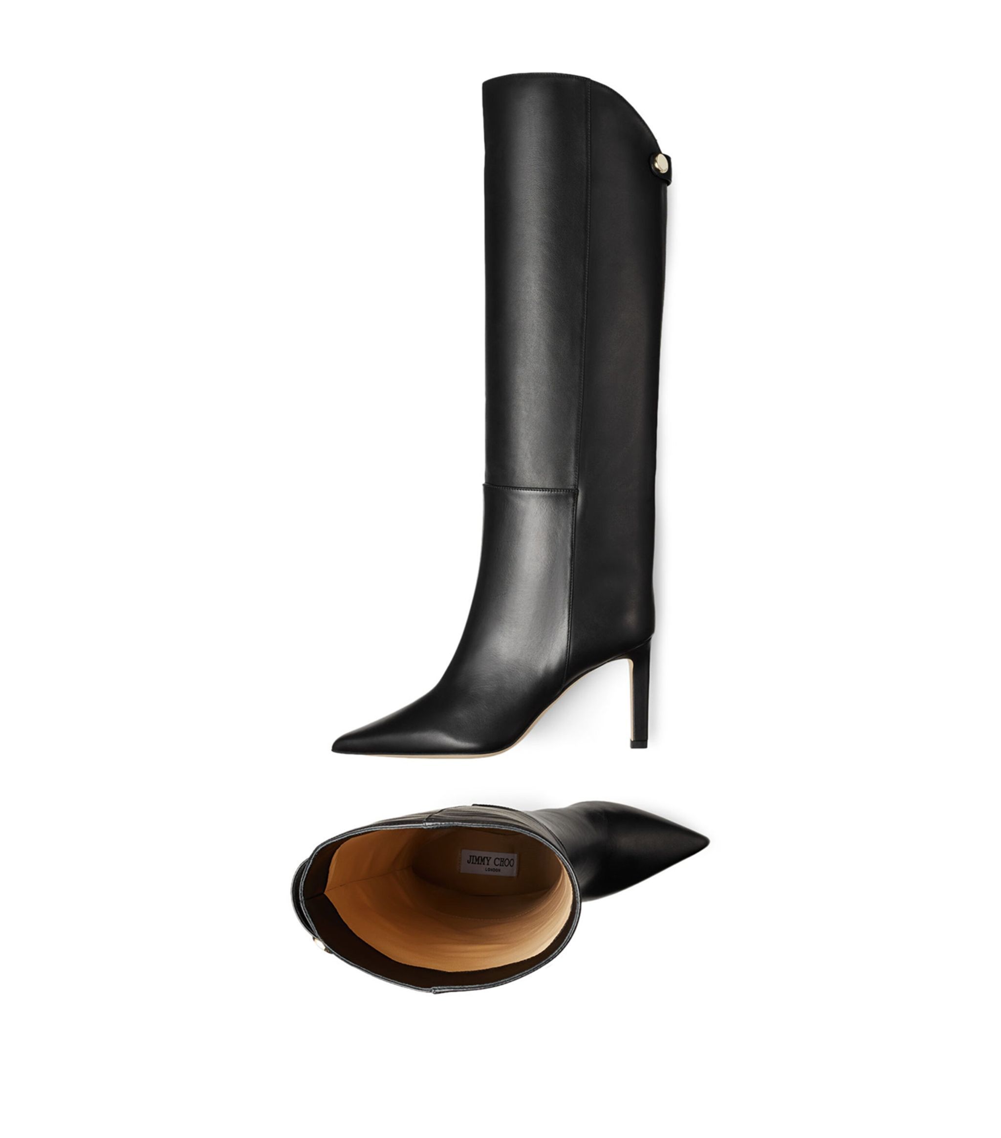 Alizze 85 Leather Knee-High Boots | Harrods