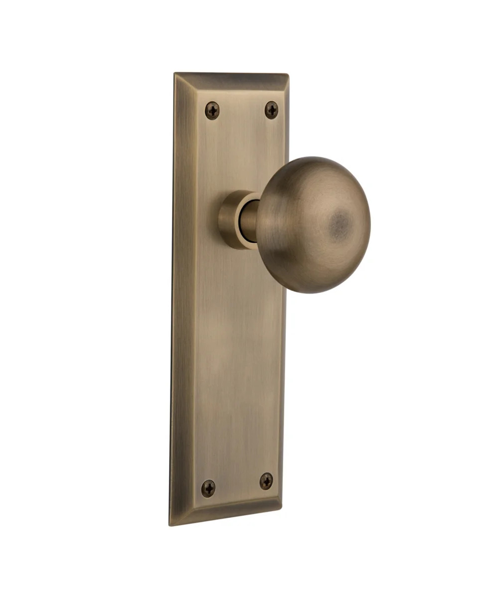 New York Plate with New York Door Knob | Wayfair North America