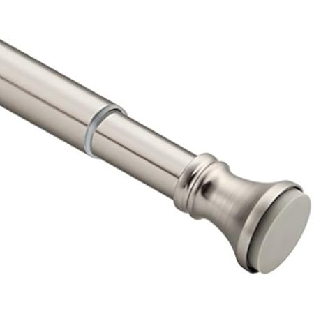 Amazon Basics Shower Curtain Tension Rod, Extendable - 198 to 274cm, Nickel | Amazon (US)