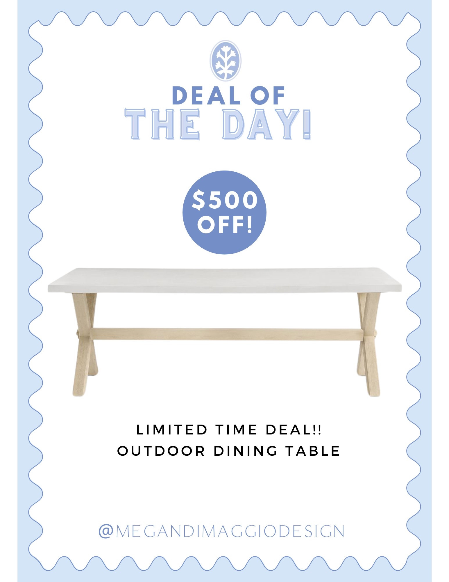 LOVE the look of this outdoor dining table!! Score it for $500 off during their Memorial Day sale!!

#LTKSaleAlert #LTKHome #LTKSeasonal