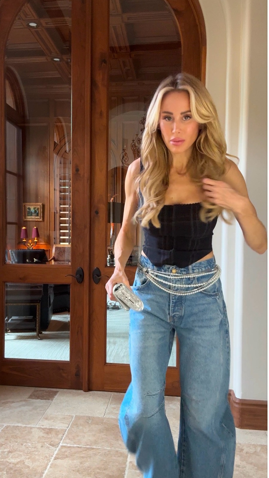 Super Bowl fit challenge with one belt 🏈 

#LTKOver40 #LTKParties #LTKMostLoved