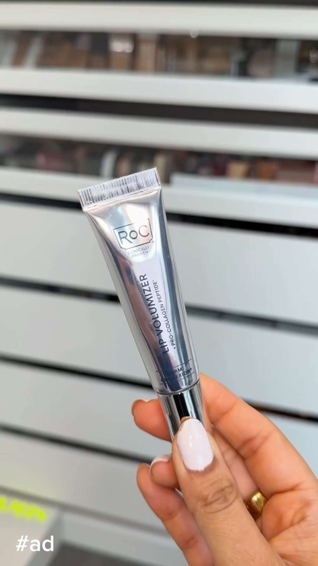 #ad Lip fillers in a TUBE thanks to @RocSkincare Derm Correxion Lip Volumizer Treatment! How juicy and plump do my lips look! Available now @target #roc_partner #rocskincare #TargetPartner #target
 

 