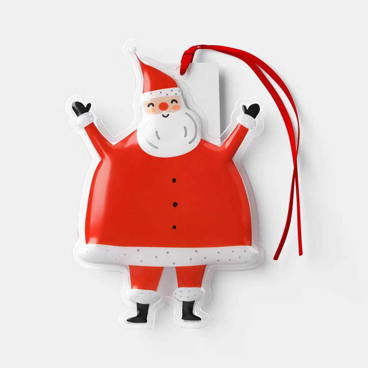3ct Puffy Santa Christmas Gift Topper - Wondershop™ | Target