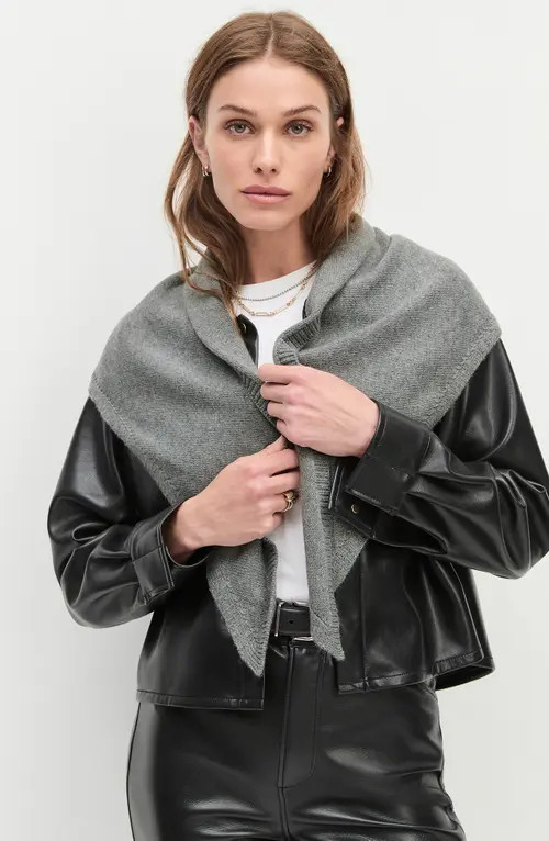 Favorite Daughter Triangle Scarf in Grey Heather at Nordstrom | Nordstrom