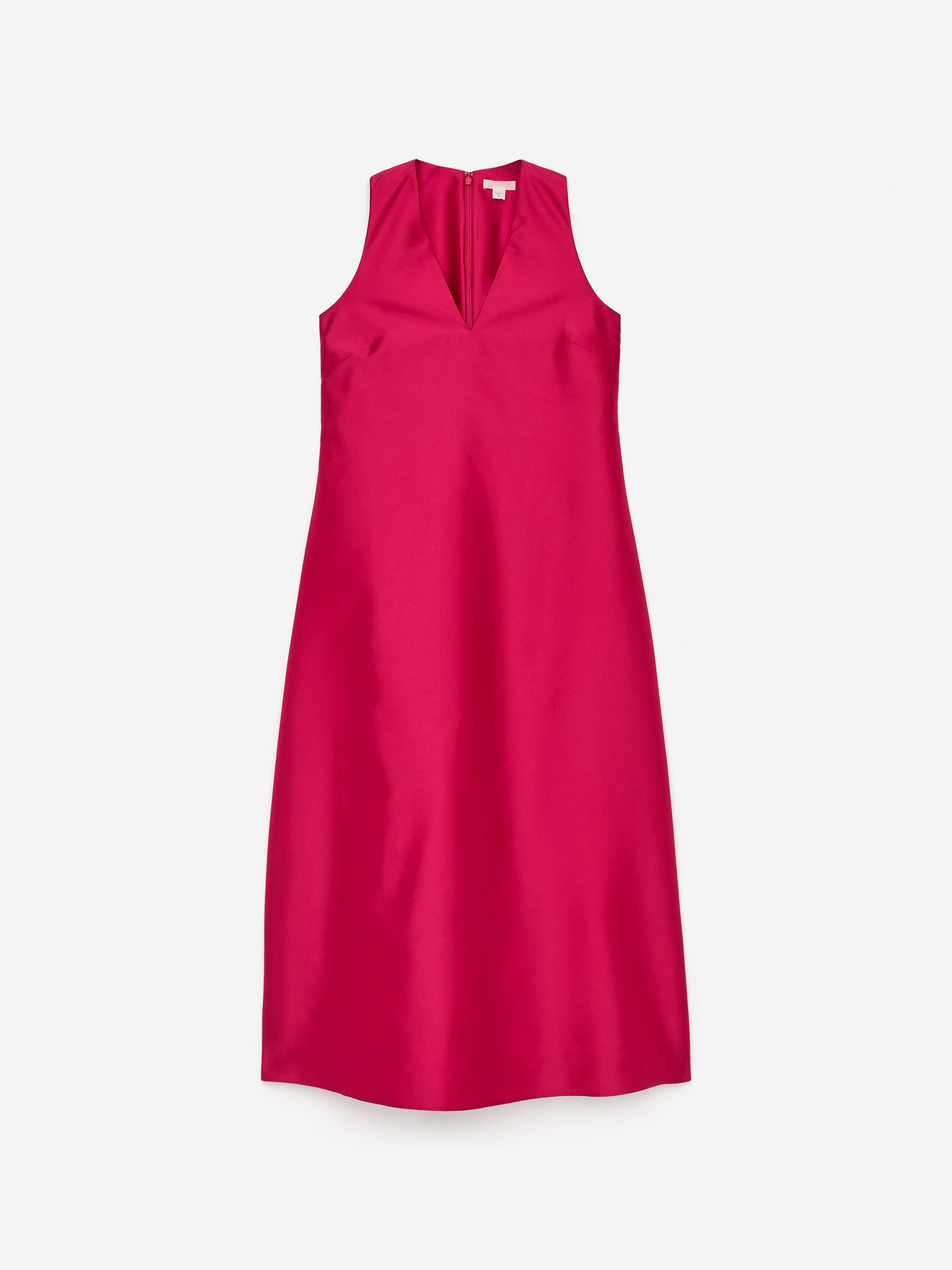 Sculptural V-Neck Dress – Raspberry Red – Women – ARKET GB | Arket UK