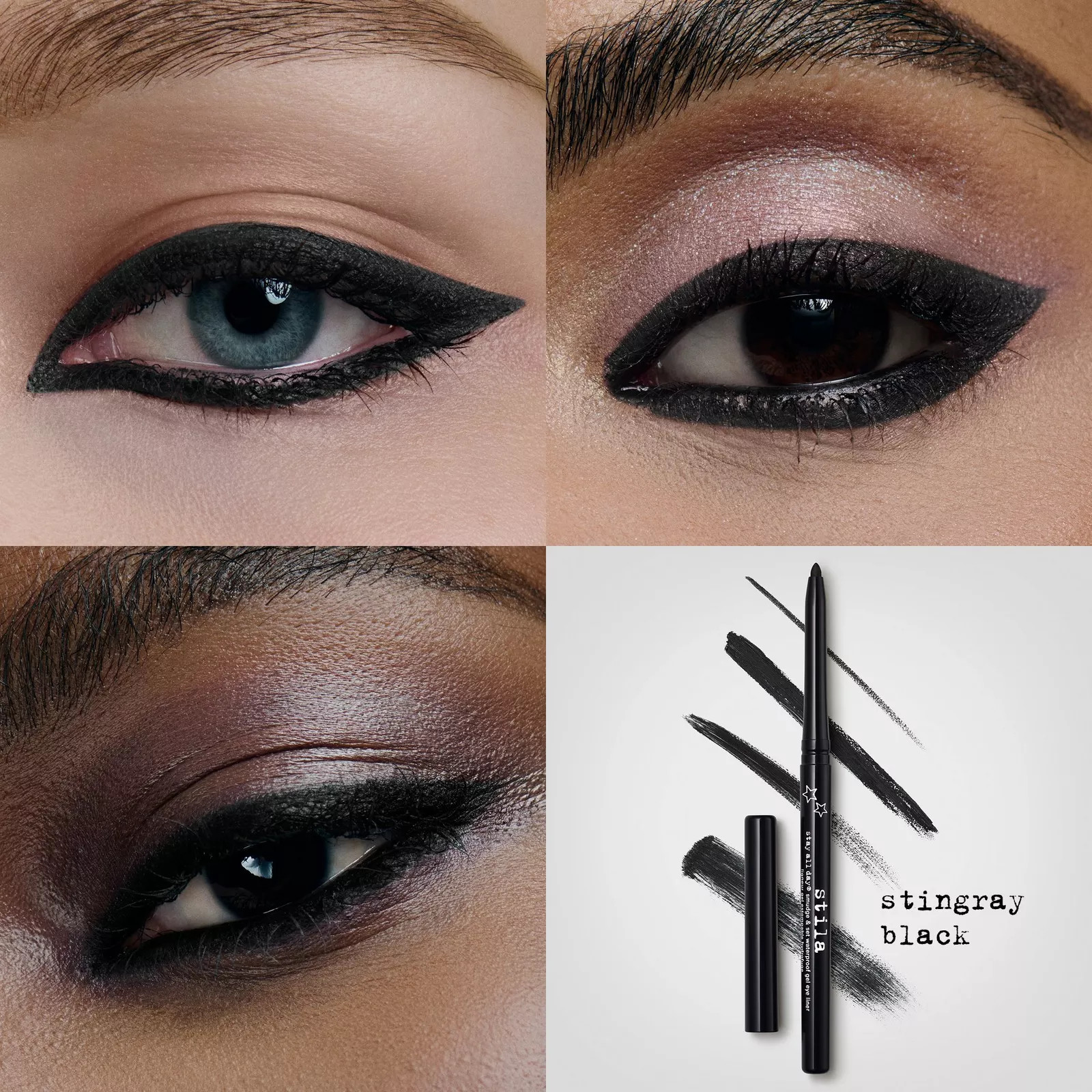 Stingray Black Stay All Day Smudge & Set Waterproof Gel Eye Liner - Stila | Ulta Beauty | Ulta