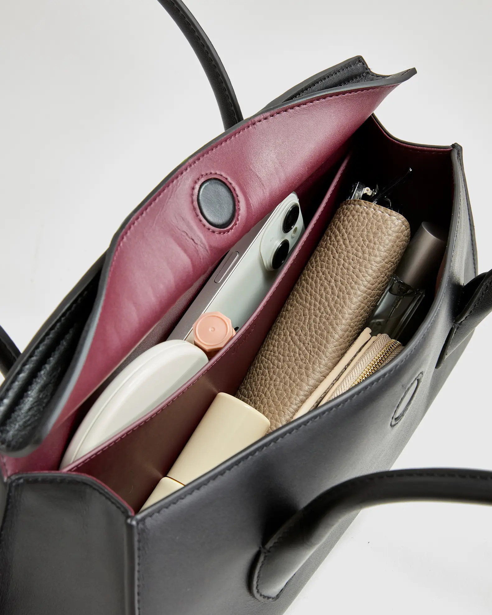 Italian Leather Double Strap Shoulder Bag | Quince