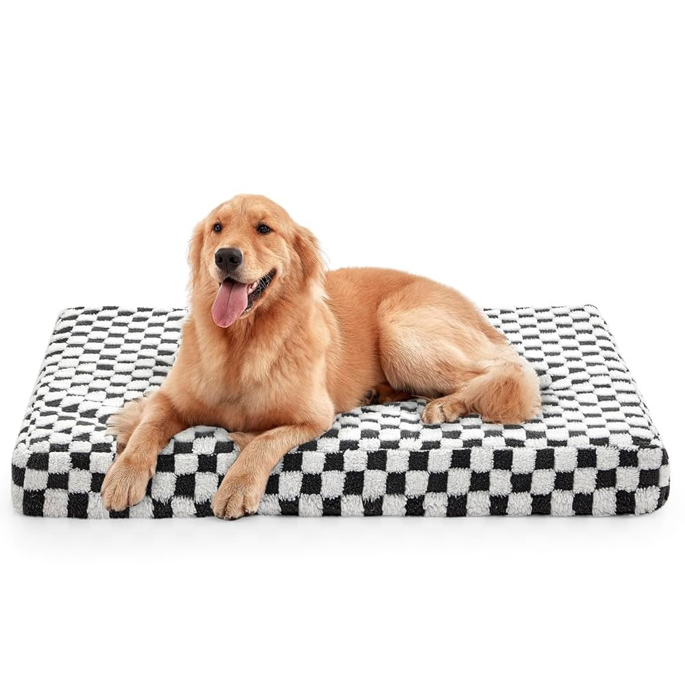 JOEJOY Dog Bed for Large Dogs, Large Orthopedic Dog Bed with Removable Washable Cover, Cute Moder... | Amazon (US)