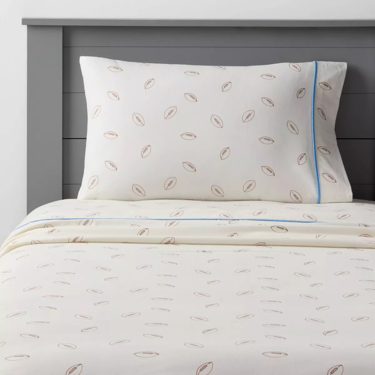 Football Kids' Cotton Sheet Set - Pillowfort™ | Target