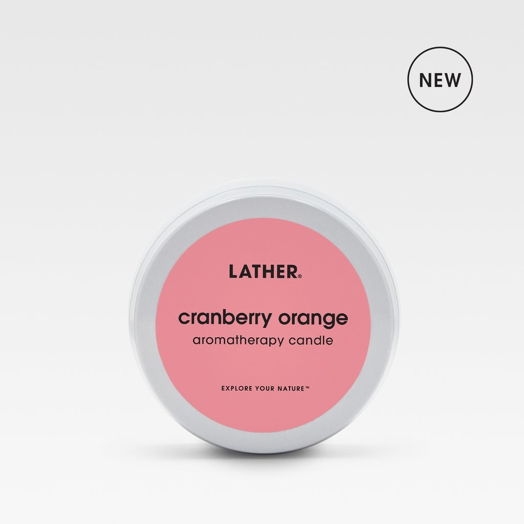 Cranberry Orange Aromatherapy Candle | Lather