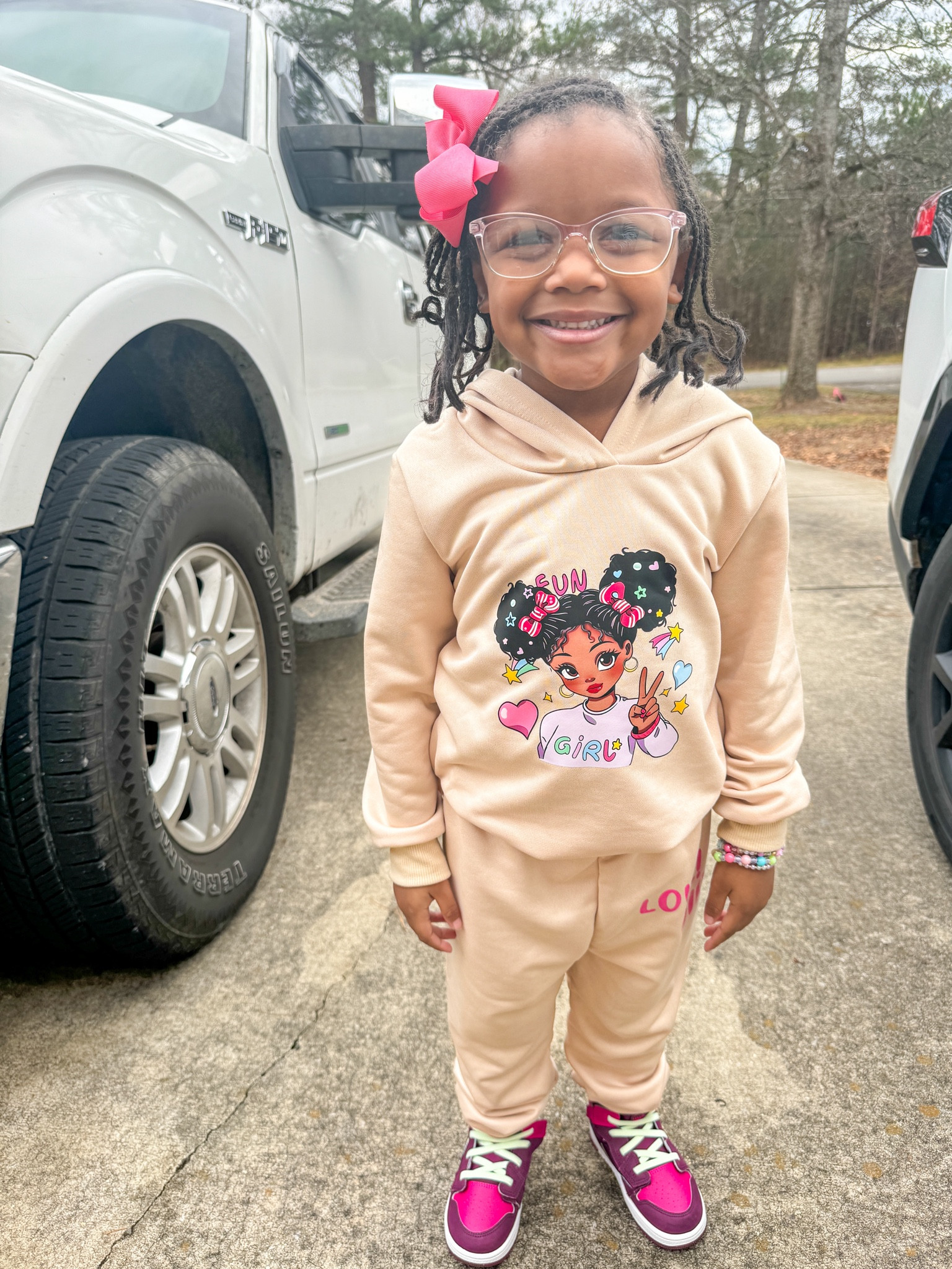 How cute is this hoodie set? 🩷💜 On sale now! Linking lots of affordable & cute winter sets!! 

Toddler girl • winter outfit • kids clothess

#LTKSaleAlert #LTKStyleTip #LTKKids