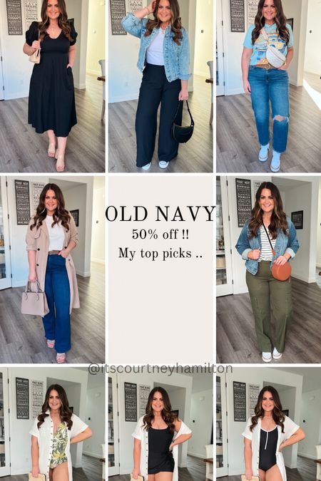 Old Navy, sale alert, spring dresses, spring outfits, swimwear, denim, jeans, denim jackets, swimsuits, resort wear 


#LTKstyletip #LTKfindsunder50 #LTKmidsize