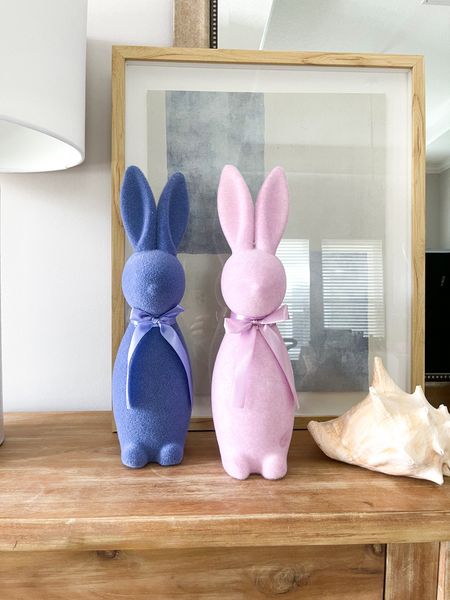 Walmart decorative Easter bunnies in stock in both colors! These are the 16in

#LTKSeasonal #LTKfamily #LTKhome