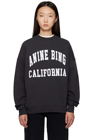 Black Miles 'Anine Bing' Sweatshirt | SSENSE