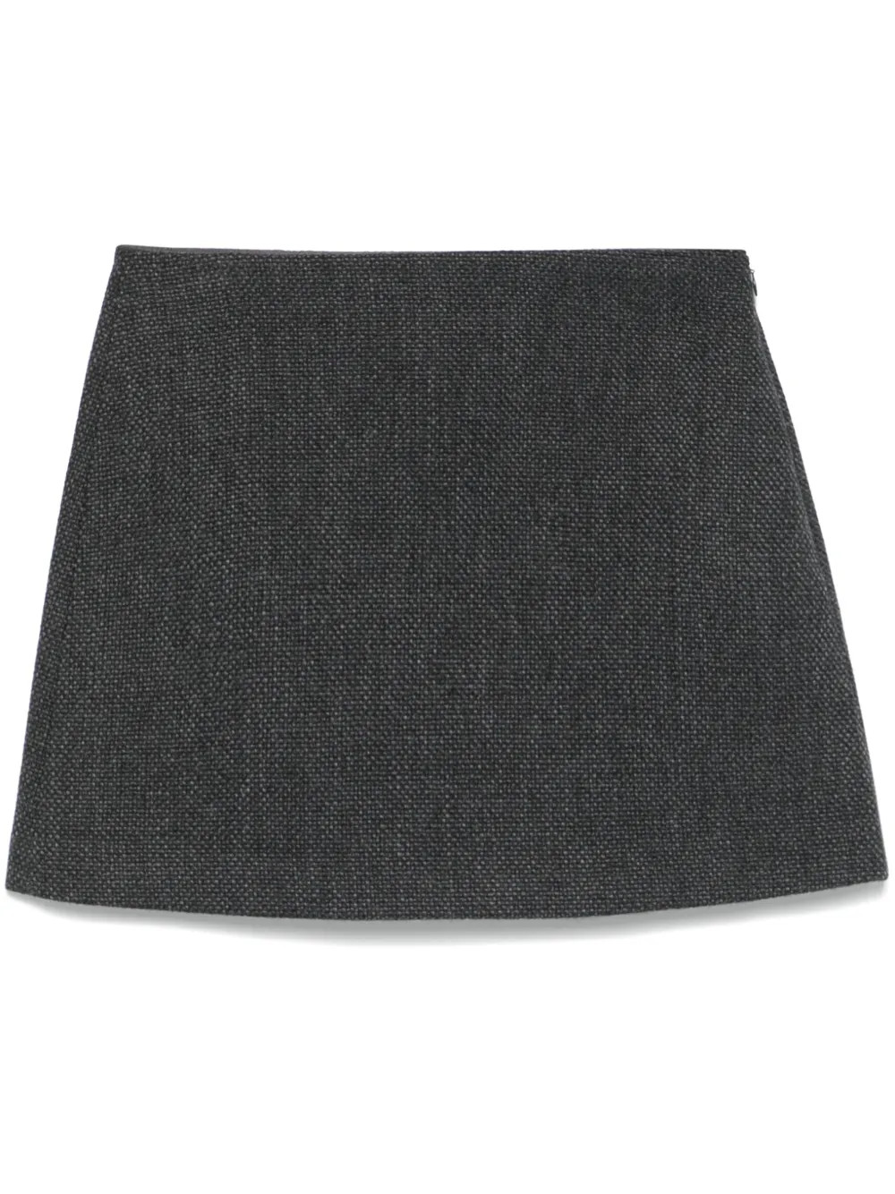 Theory A-line Mini Skirt | Grey | FARFETCH NZ | Farfetch Global